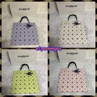 BaoBao Issey Miyake，Macaron Frosted Series，hand Bag，tote，6x6 กระเป๋าถือ，กระเป๋าสะพาย，กระเป๋าช้อปปิ้ง