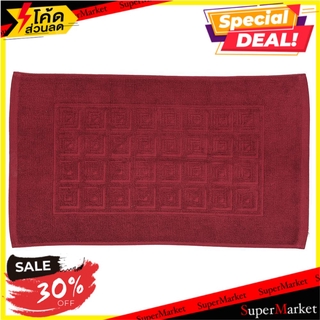 พรมขนหนู HOME L&amp;S MITI 17X28 นิ้ว สีแดง พรมภายใน BATH MAT HOME L&amp;S MITI 17X28" RED