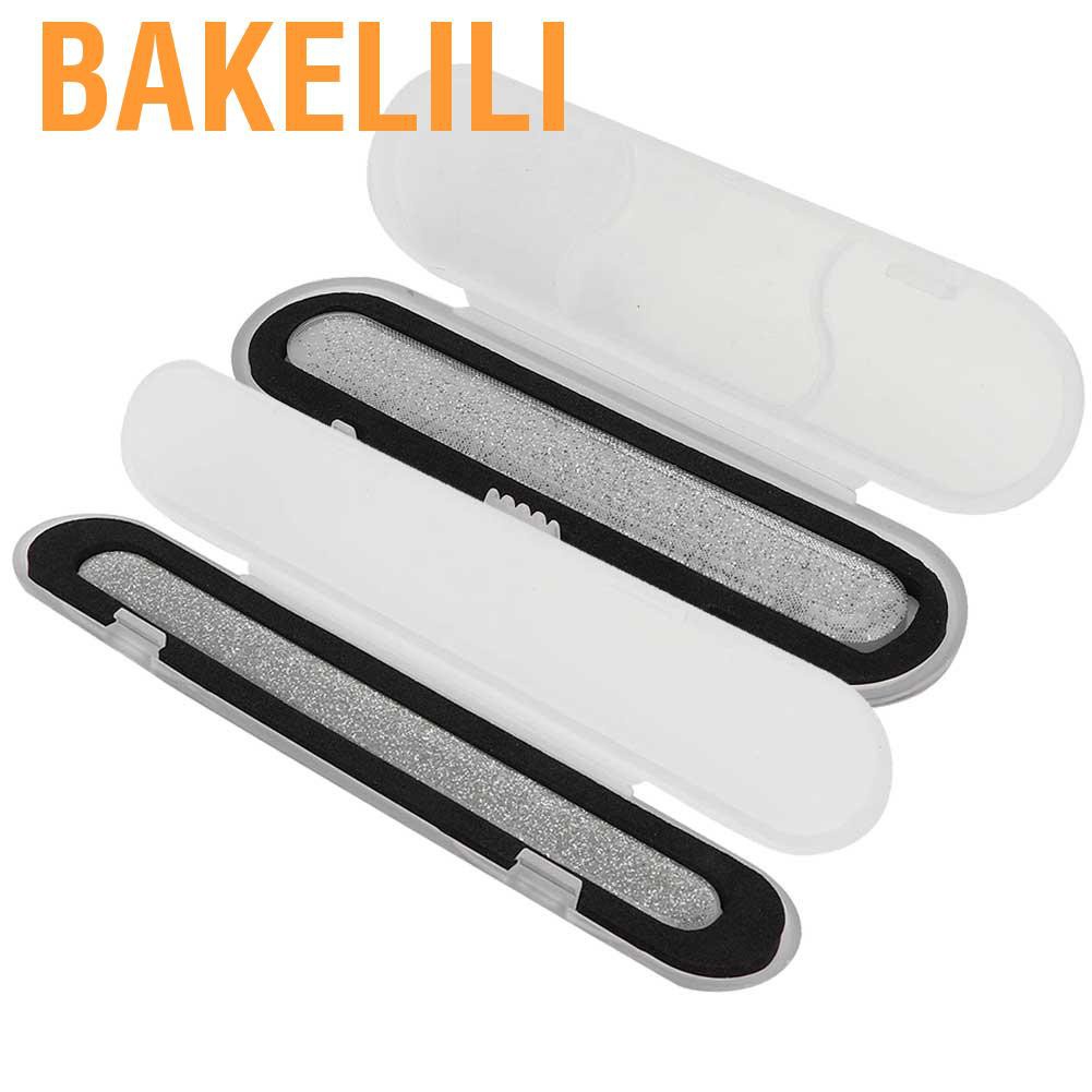Bakelili 2-piece nano glass nail file professional buffers with kit ...