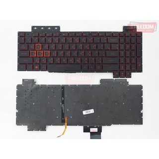 KEYBOARD ASUS KEYBOARD Asus TUF GAMING FX504 FX504GD FX504GE FX504GM FX80 FX80GM FX505 FX505D TH-EN สินค้าแกะจากบอดี้