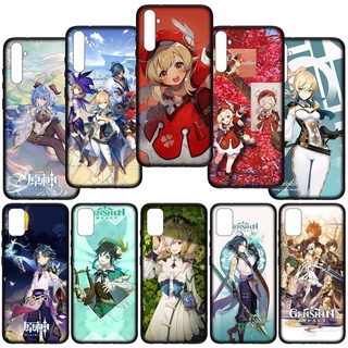 เคสโทรศัพท์มือถือ ซิลิโคนนิ่ม ลายเกม Genshin Impact Girl แฟชั่นยอดนิยม สําหรับ Redmi 10C 10A 9T 9A 7 Red mi D2-EB87