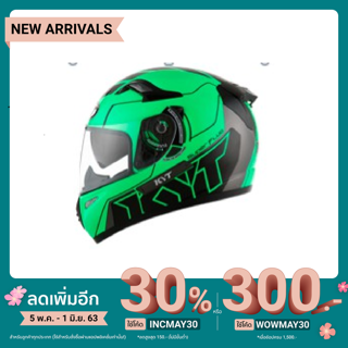 หมวกกันน็อค KYT Venom Super Flou Green