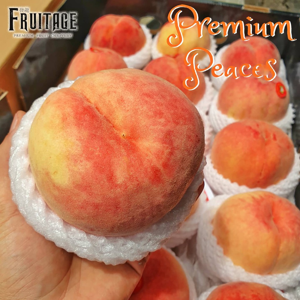 ลูกพีชสดนำเข้า PEACHES 桃もも (CHN) ~ลดพิเศษ~ พรีเมี่ยม หอม หวาน ! ผลไม้สดๆ ผลไม้นอก นำเข้า (ลูกท้อสด ผลไม้ลูกพีชนอก)