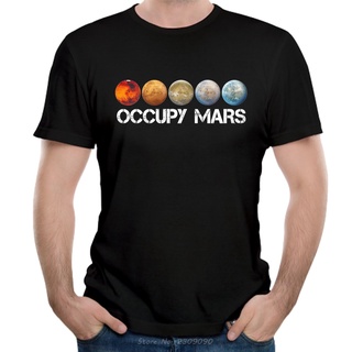 เสื้อยืดแขนสั้น คอกลม ผ้าฝ้าย ลาย Ouccpy Mars CCCP Elon Musk แฟชั่นยอดนิยม สไตล์ฮาราจูกุ สําหรับผู้ชายSize S-5XL