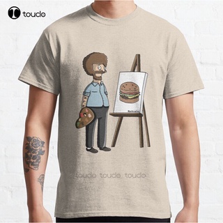 T-shirt  ใหม่ เสื้อยืด พิมพ์ลาย Bob Belcher Ross สไตล์คลาสสิกS-5XL