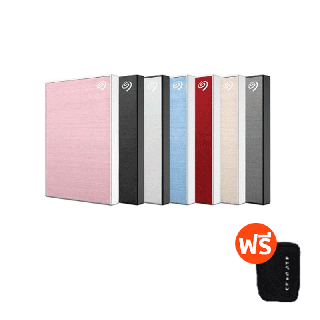 [ฟรี Soft Case มูลค่า 290.-] SEAGATE HDD ONE TOUCH 2TB with password , USB3.0 External Hard Drive Portable