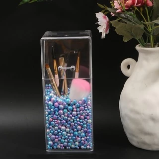 3/4/6/8/10 มม.ABS No-Hole เลียนแบบลูกปัดมุกที่มีสีสันรอบลูกปัด DIY Craft Filler สําหรับครีมกาวเคสโทรศัพท์ตกแต่ง
