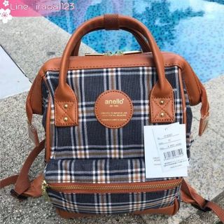 Anello Checked Hinge Clasp Mini Backpack ของแท้ ราคาถูก