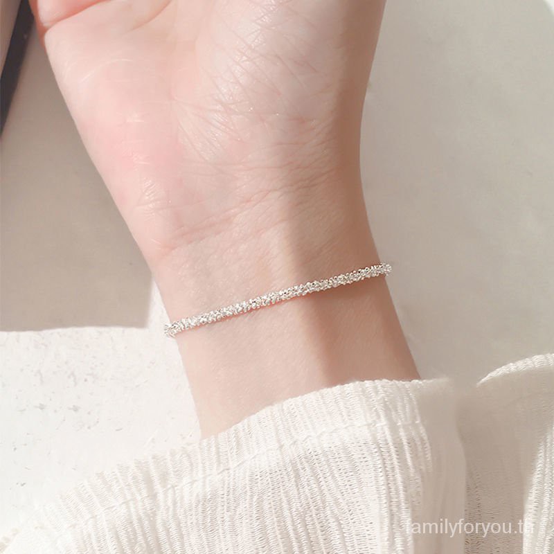 สร้อยข้อมือเงินแท้ 100% 925 Sterling Silver Gypsophila Starry เครื่องประดับสําหรับสตรี