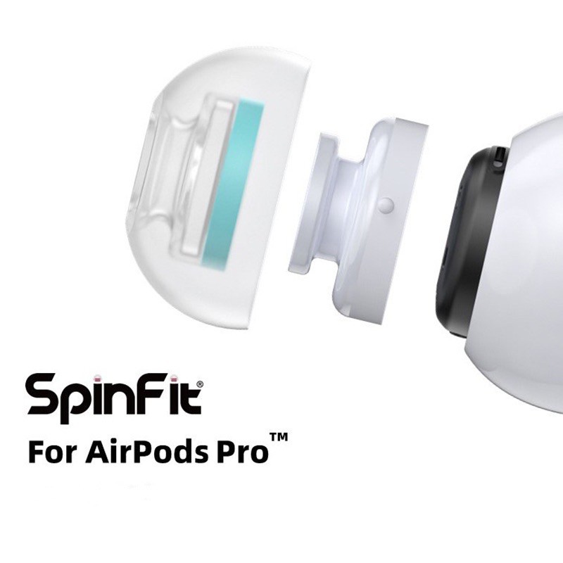 (พร้อมส่ง) จุกหูฟัง Spinfit cp1025 สำหรับ airpods proแพคละ 2 คู่