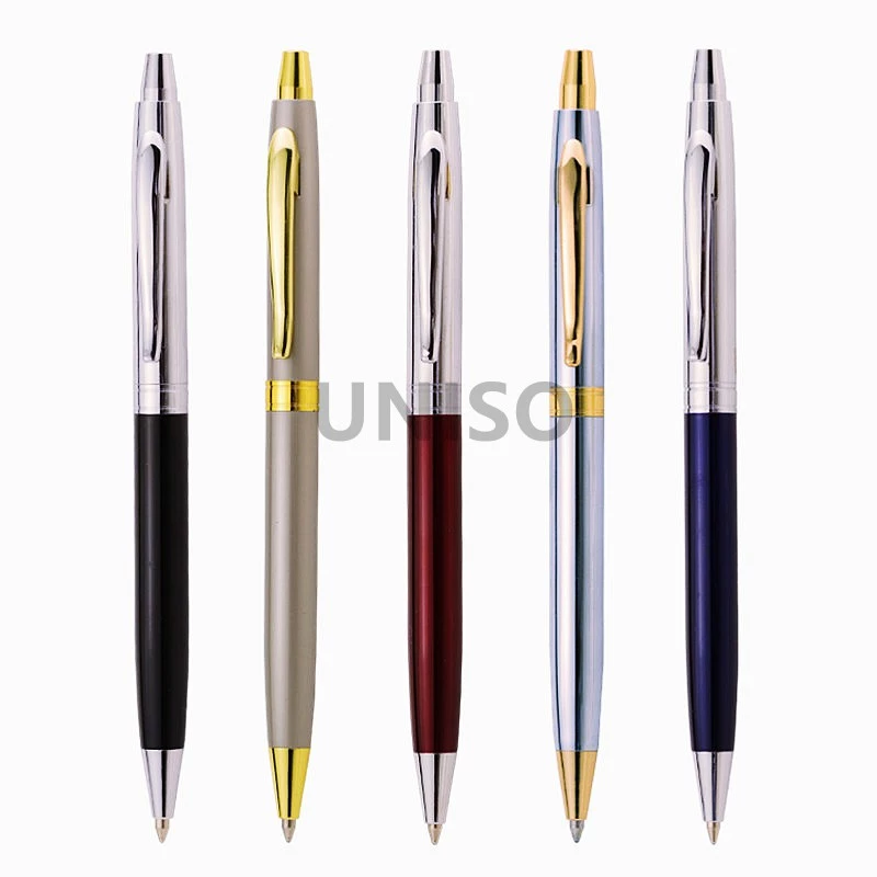 ปากกา ปากกาลูกลื่นแบบกด รุ่นN05 หมึกน้ำเงิน ขนาด0.7mm ด้ามโลหะ มี 5สี ให้เลือก(ราคาต่อด้าม)#ปากกา#เครื่องเขียน#ของขวัญ