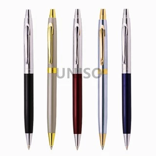 ปากกา ปากกาลูกลื่นแบบกด รุ่นN05 หมึกน้ำเงิน ขนาด0.7mm ด้ามโลหะ มี 5สี ให้เลือก（ราคาต่อด้าม）#ปากกา#เครื่องเขียน#ของขวัญ