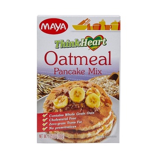 Maya Pancake Mix Think Heart Oatmeal 200g Pancake Mix มายา แป้งแพนเค้ก ผสมธัญพืช โอ็ตมีล โอ๊ทมีล แพนเค้ก ฮ็อทเค้ก