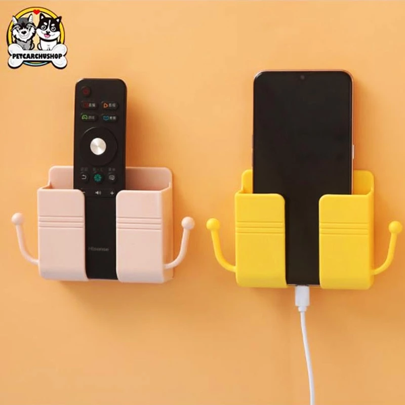 ที่วางโทรศัพท์ติดผนัง เก็บของ ชาร์จมือถือ ไม่ต้องเจาะ thumbnail 5
