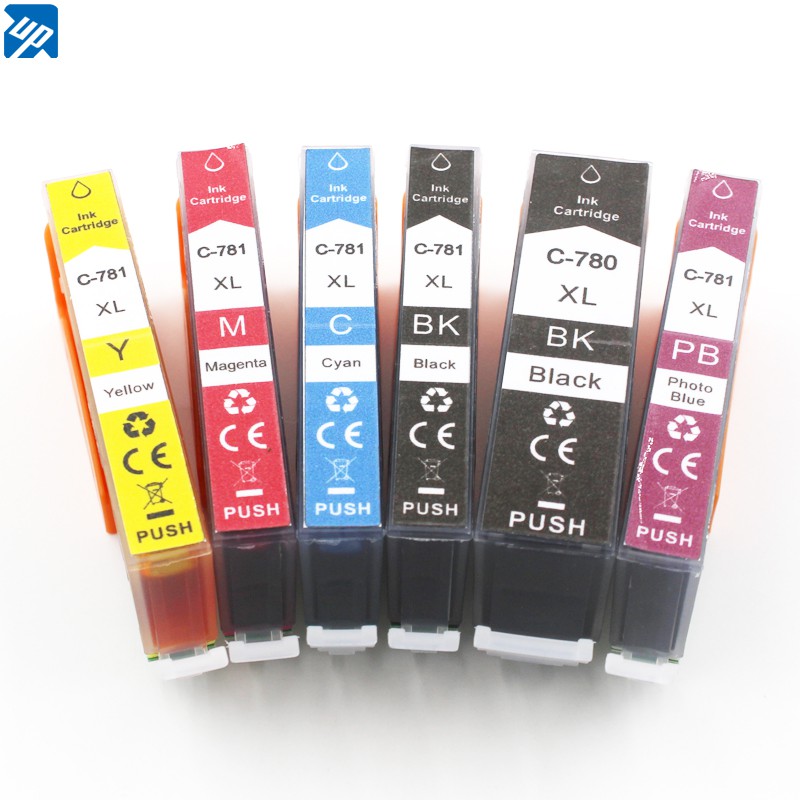 COMPATIBLE PGI-780XL CLI-781 สําหรับ CANON PRINTERS TS8170 TS8270 TS9570 TS707 TS8370 TS9170 TS6170 