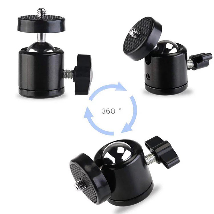 หัวบอล หัวขาตั้งกล้อง หัวบอลกล้อง หัวขาตั้งกล้อง ball head ปรับมุมองศา Mini Ball Head อุปกรณ์สตูดิโอ