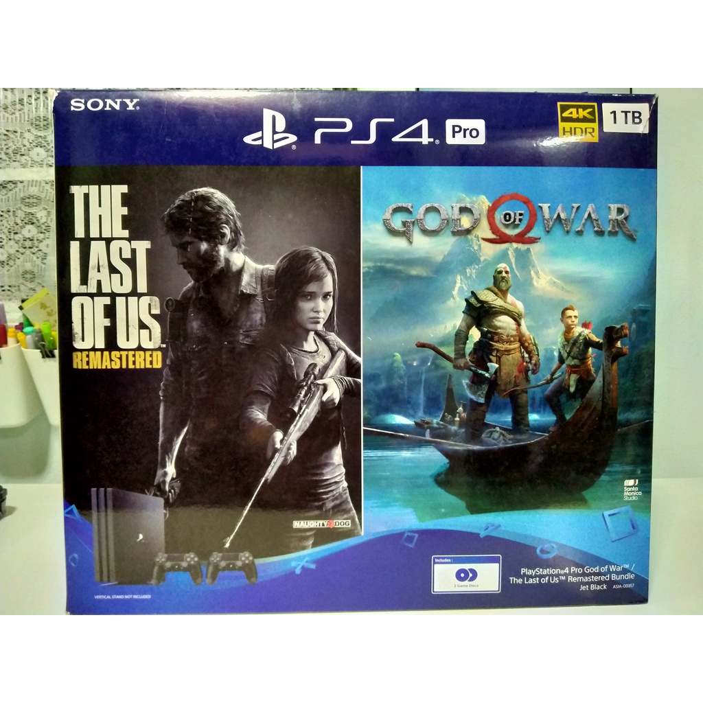 PS4​ ​PRO​1TB 2 จอย​ Bundle God of war และ The Last of us