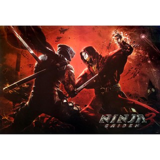 โปสเตอร์ เกม Ninja Gaiden 3 (2012) POSTER 24”x35” Inch C Action Adventure Video Games