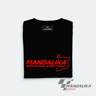 เสื้อยืดคอกลมMandalika lombok เสื้อเชิ้ต วงจร motogpS-5XL