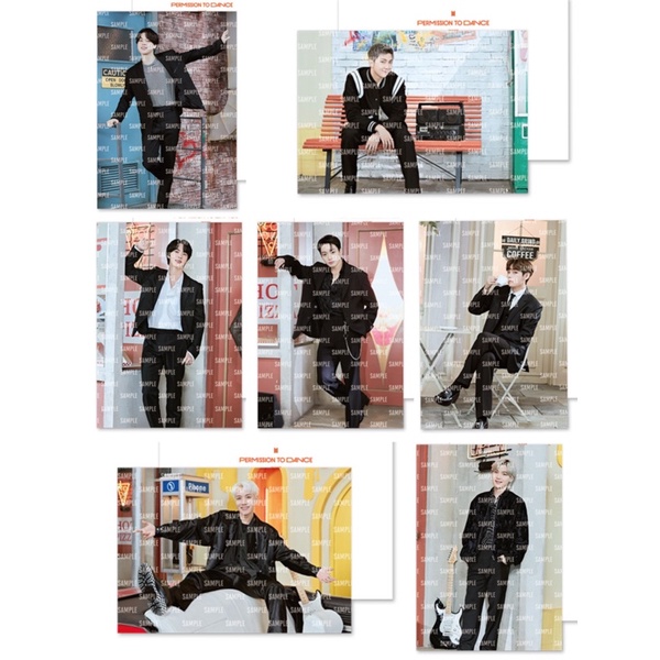 พร้อมส่ง โปสเตอร์ BTS PTD แท้