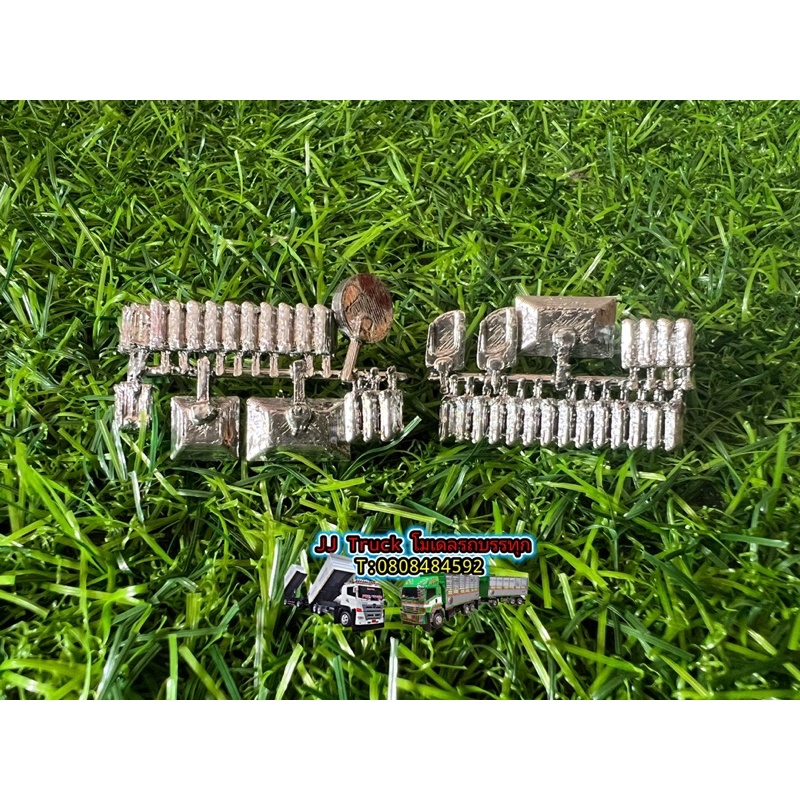 กระจกนาซ่าNazaสีชุบโครเมียบม แต่งรถบรรทุกโมเดล สเกล 1:24  ได้ 1 คู่ ร้าน JJTruck - โมเดลรถบรรทุกเฮนเ