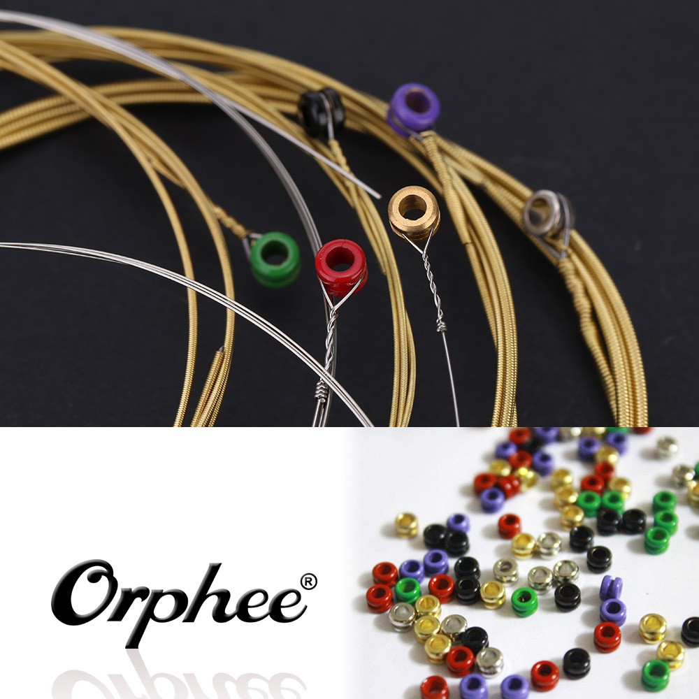 ◆Orphee TX620 6pcs  Acoustic Folk Guitar String Set (.010-.047)  Phosphor Bronze