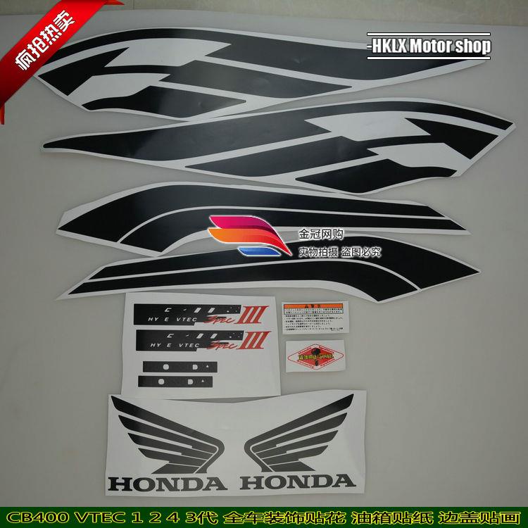 สติ๊กเกอร์ CB400 VTEC 1st generation 2nd generation 3rd generation สําหรับติดตกแต่งรถยนต์รถจักรยานยน