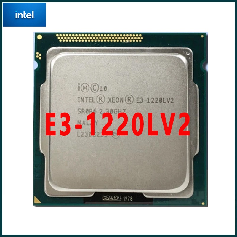 Intel Xeon E3-1220LV2 E3 1220L V2 2.3 GHz Dual Core CPU โปรเซสเซอร์ 3M 17W LGA 1155
