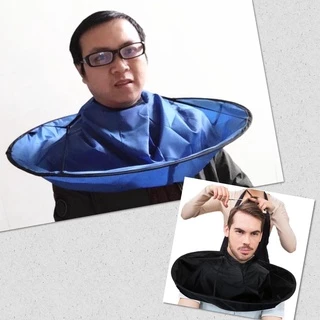 ผ้าคลุมตัดผม ที่รองตัดผม แบบเก็บผม ไม่ร่วงลงพื้น ผ้ารองตัดผม เสื้อคลุมตัดผม ชุดคลุมย้อมผม