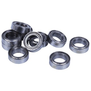 10pcs Miniature Sealed Metal Shielded Metric Radial Ball Bearing Model: MR106-ZZ 6x10x3Mm