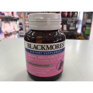 Blackmores Grape Seed Forte 12000 30S*1ขวด (เกรปซีด) **ถูกที่สุด**