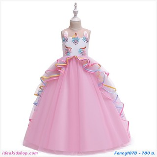 เดรสออกงานสุดหรู Unicorn Princess สินค้าเด็กคุณภาพจาก IdeaKidShop