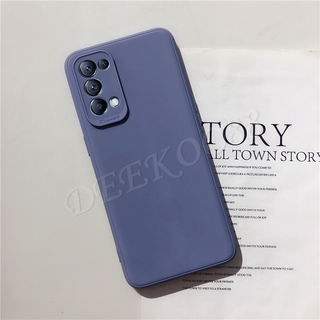 เคสโทรศัพท์ OPPO A74 4G 5G Casing Skin Feel TPU Softcase Simple Color Silicone Back Cover เคส OPPOA74 Case