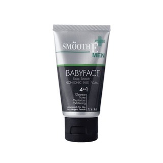 Smooth E For Men Babyface Foam 1.2 / 2.5 / 4 Oz.