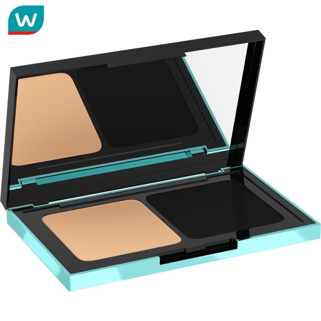 Maybelline เมย์เบลลีน ฟิต มี แมท + พอร์เลส ฟาวเดชั่น พาวเดอร์ SPF44 PA++++ 9ก. #123