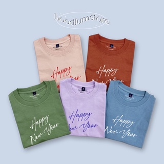 เสื้อปีใหม่ 𝗛𝗮𝗽𝗽𝘆 𝗡𝗲𝘄 𝗬𝗲𝗮𝗿 🎉🎁 cotton 100%