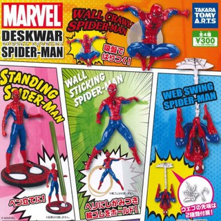 กาชาปอง Marvel Deskwar Spider Man.