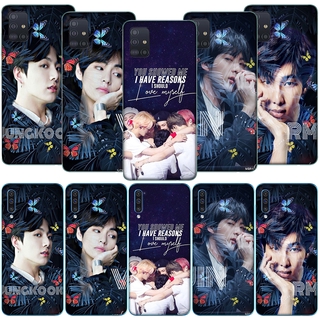 เคสโทรศัพท์ใสพิมพ์ลาย Bts สําหรับ Samsung A6 Plus A7 A8 A9 A10 A20 A30 A40 A50 A70 2018 C22