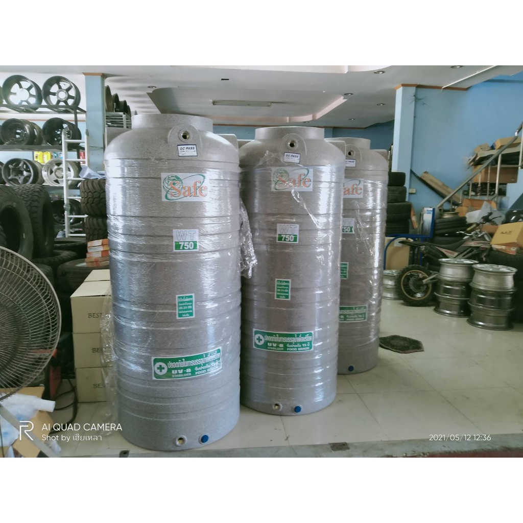 ถังเก็บน้ำลายแกรนิต 750 ลิตร ถังเก็บน้ำ มอก. มาตรฐาน Food grade กันยูวีกันตะไคร่น้ำ ส่งฟรีกรุงเทพปริมณฑล