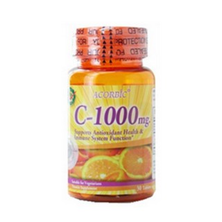 วิตามินซีวิตามินซี ACORBIC C 1000 mg .