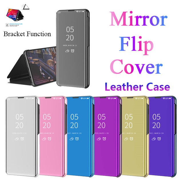 เคสโทรศัพท์มือถือหนังแข็ง แบบฝาพับกระจกใส สําหรับ samsung galaxy A15 A25 A35 A55 4G 5G