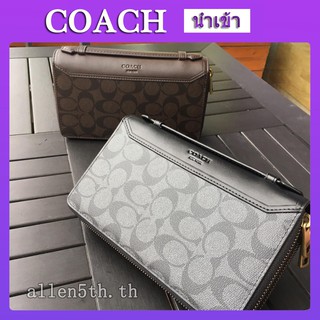 คลัทช์ Coach แท้ F93240 / กระเป๋าผู้ชาย / กระเป๋าคลัช / กระเป๋าบัตร