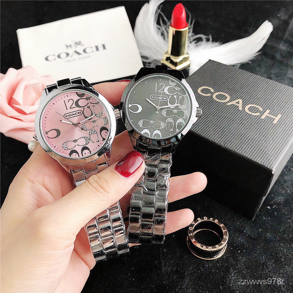 kCAt นาฬิกา Coach พร้อมกล่องแบรนด์