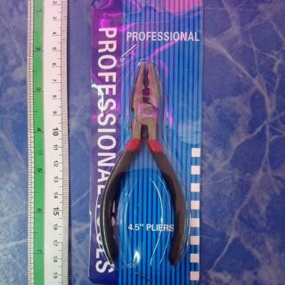 คีมเล็ก คีมปากจิ้งจก คีมเหล็ก​ Pliers 4.5นิ้ว