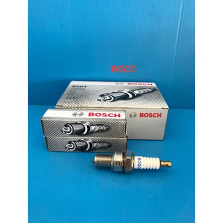 หัวเทียนมอเตอร์ไซค์ Bosch(W5CC) แท้ Kawasaki AR125-150, Akira, LS125, Beat, Nova, Speed