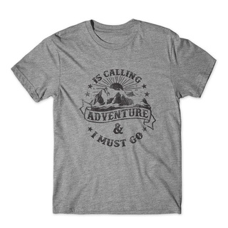 เสื้อยืดครอปเสื้อยืด ขนาดใหญ่ พิมพ์ลาย Adventure Is Calling Clic สไตล์ฮิปฮอป ใหม่ เสื้อยืด ผ้าฝ้าย 100% พรีเมี่ยมS-5XL