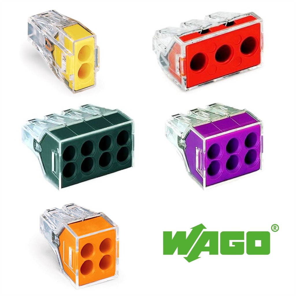 Wago Push In Wire Connectors