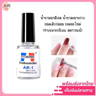 น้ำยาล้างสีเจล (ใหม่) น้ำยาระเบิดสีเจล น้ำยาถอดสีเจล 10ml น้ำยาล้างเล็บเจล น้ำยาล้างเล็บ ทาแค่บริเวณสีเจล