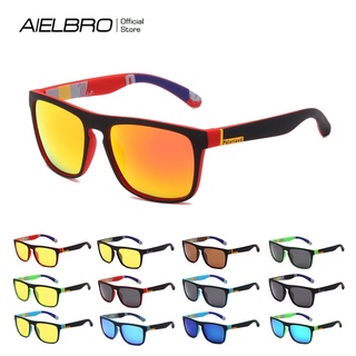 ⚡SUPER DEALS⚡ AIELBRO ใหม่แว่นตากันแดดแฟชั่นสําหรับ Unisex เลนส์ Polarized ป้องกันแสง Uv400 เหมาะกับการขับรถยนต์