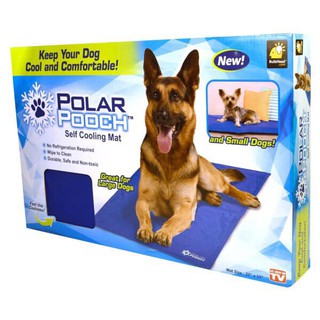 ที่นอนแมว ที่นอนสุนัข ที่นอนพับได้ ที่นอนปิคนิค ที่นอนเจลเย็น เบาะรองนอนสุนัข POLAR POOCH ขนาด 81x51 cm